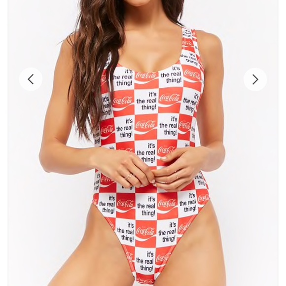 coca cola bathing suit forever 21